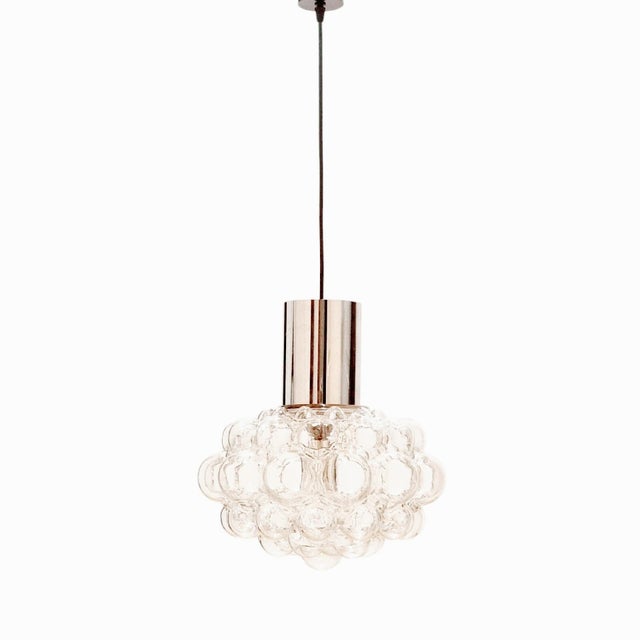 Large Mid-Century Bubble Glass Pendant or Ceiling Light by Helena Tynell for Limburg, Germany, 1960s For Sale - Image 9 of 9