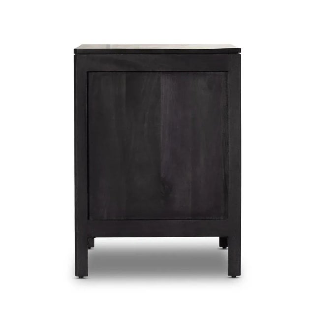 Four Hands Sydney Large Nightstand, Black Wash For Sale - Image 9 of 13