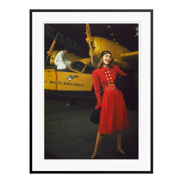 Toni Frissell 'Come Fly With Me!' Archival Pigment Print Framed in Black For Sale
