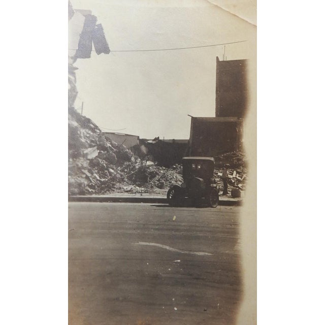 American 1925 Santa Barbara California Earthquake Snapshot Photographs - Set of 3 For Sale - Image 3 of 4