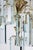 Late 20th Century Waterfall Beveled Glass and Brass Chandelier For Sale - Image 5 of 6