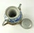 Tan Antique Porcelain Teapot With Strainer and Lid For Sale - Image 8 of 13