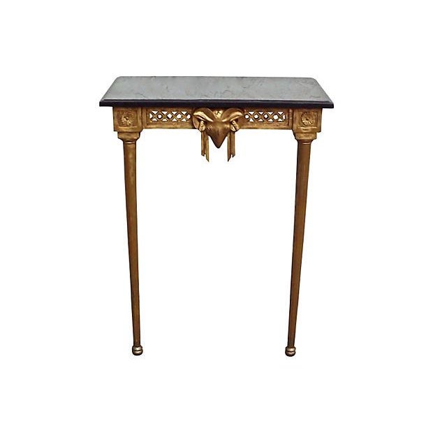 French Art Deco Wall Mounted Console Table For Sale