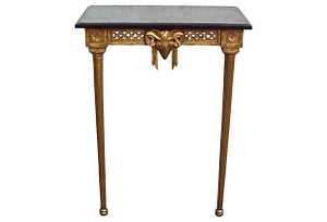 French Art Deco Wall Mounted Console Table