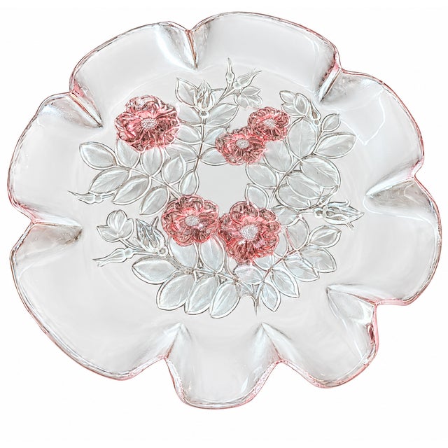 Elevate your tablescape or vintage glassware collection with this stunning vintage 3-piece Mikasa glass hostess set in the...