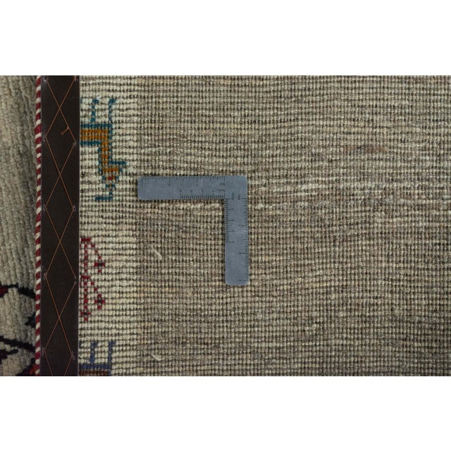 Gabbeh Nomad Rug with Tree of Life & Animal Border For Sale - Image 10 of 11