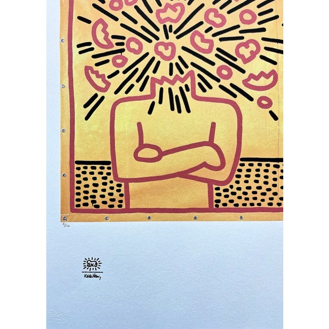 After Keith Haring, Untitled, Limited Print, 1970s, Ink & Paper, in Flawless conditions. Designed 1970 to 1979