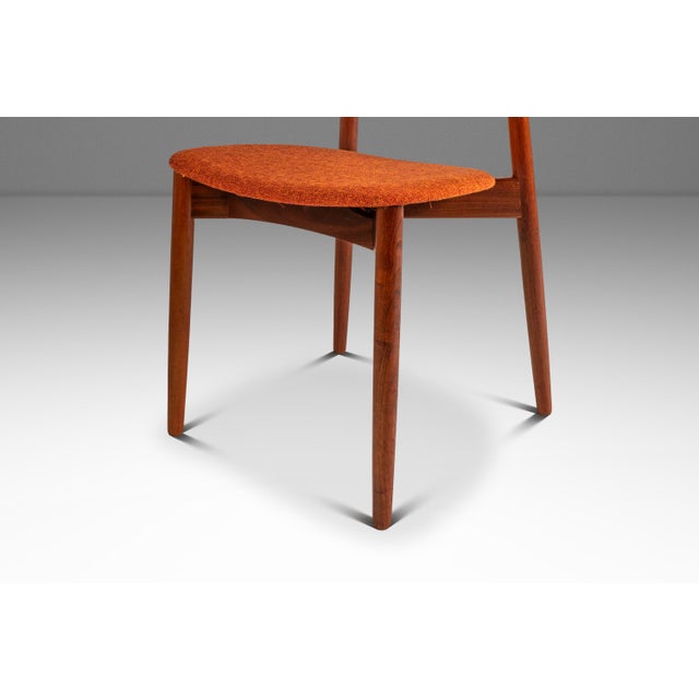 Mid-Century Modern Rare Danish Mid-Century Modern Desk / Side Chair in Teak & New Fabric by Harry Østergaard for Randers Møbelfabrik, Denmark, C. 1960s For Sale - Image 3 of 18