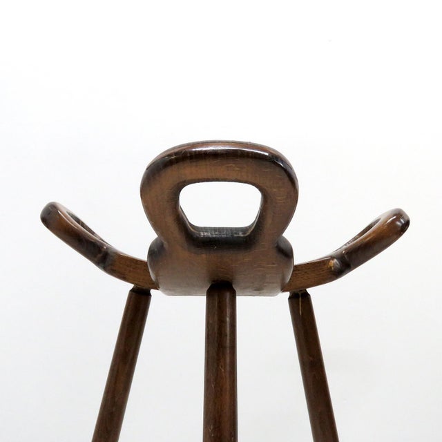 Brutalist 1970s Vintage Confonorm Brutalist "Marbella" Bar Stools- Set of 3 For Sale - Image 3 of 11