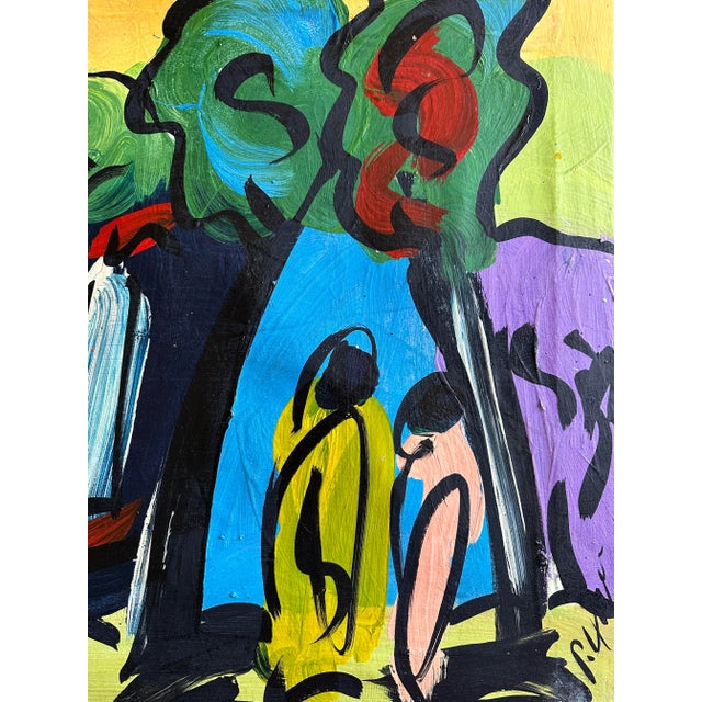 Abstract Expressionism Original Peter Keil Sailboat Painting - Junge Wilde Collection For Sale - Image 3 of 4