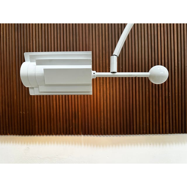 1980s Model 8023 Arc Lamp by Robert Haussmann for Swiss Lamps International, Switzerland, 1980s For Sale - Image 5 of 18