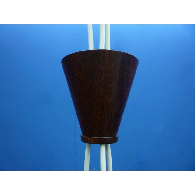 Danish Teak Hanging Lamp, 1960s For Sale - Image 11 of 13