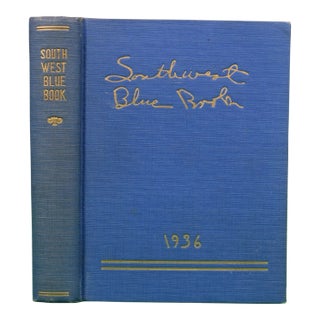 "Southwest California Blue Book" 1936 Berry, Lenora King [Editor] For Sale