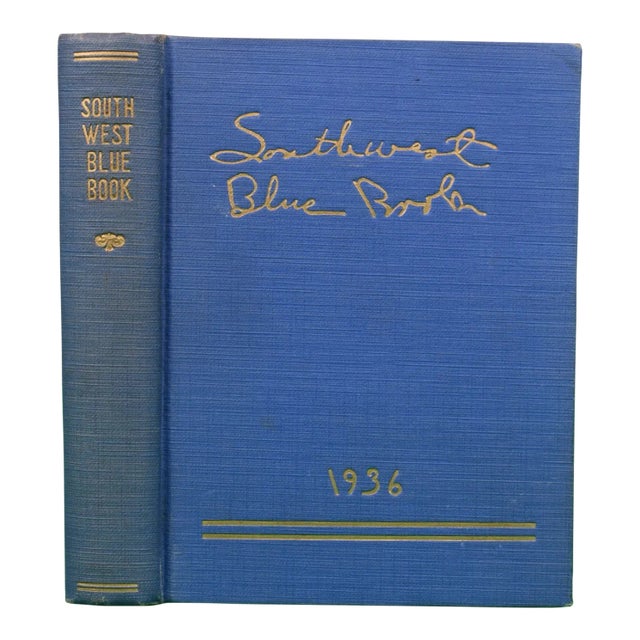 "Southwest California Blue Book" 1936 Berry, Lenora King [Editor] For Sale