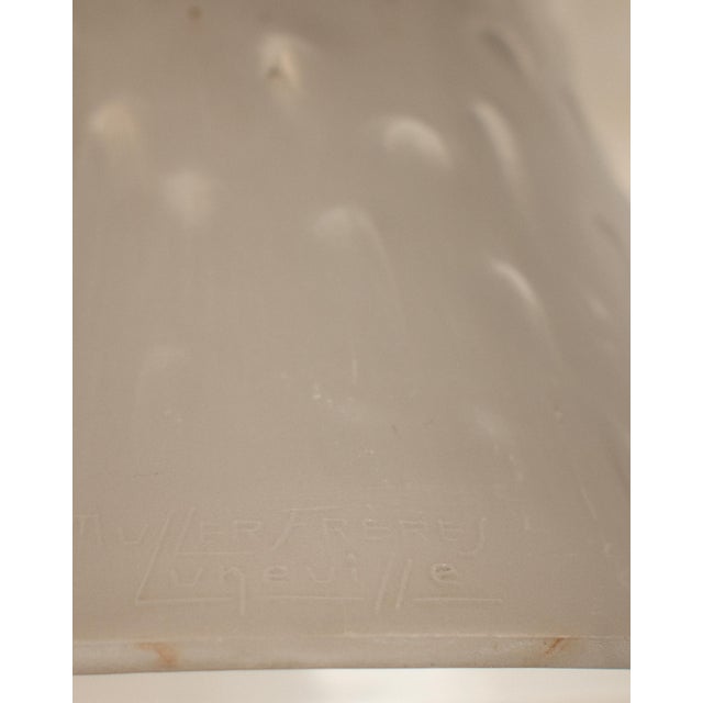 Art Deco Glass Table Lamp from Muller Frères Lunéville, 1925 For Sale - Image 3 of 7