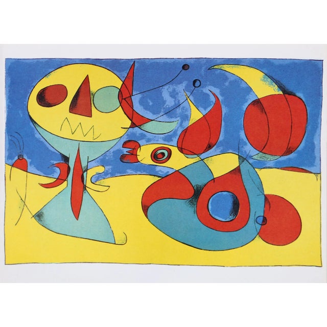 Zephyr Bird Joan Miro Year: 1956 Size: 8.5 in. x 10.5 in. Lithograph