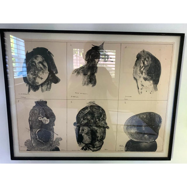 Modern Framed Lithograph by Jose Luis Cuevas Small Edition For Sale - Image 3 of 7