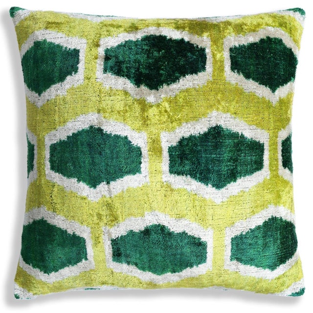"Future-proof your interiors with this vibrant 20x20 inch silk velvet pillow, curated specifically to complement the...