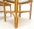 Pair c1970s Bamboo Rattan Two Tier Rippled Glass Top Rectangle End Side Tables For Sale - Image 11 of 14