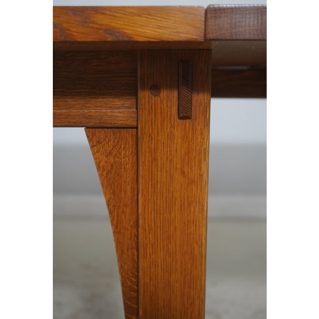 Stickley Mission Oak Arts & Crafts Dining Room Table For Sale - Image 15 of 18