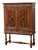 Vintage Carved Wooden Sideboard, 1940s For Sale