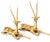At roughly 18 inches long and more than a foot tall each, this matching pair of vintage Ethan Allen gazelles has the scale...