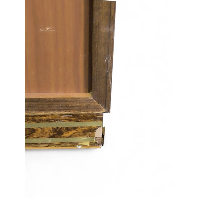 Chest of Drawers in Elm Burl and Brass by Gaggioli, 1970 For Sale - Image 18 of 18