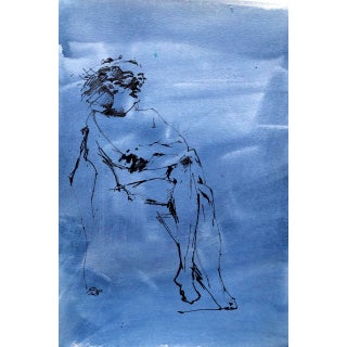 David Orrin Smith Original Figure Drawing “Figure Study 2 of 3” For Sale