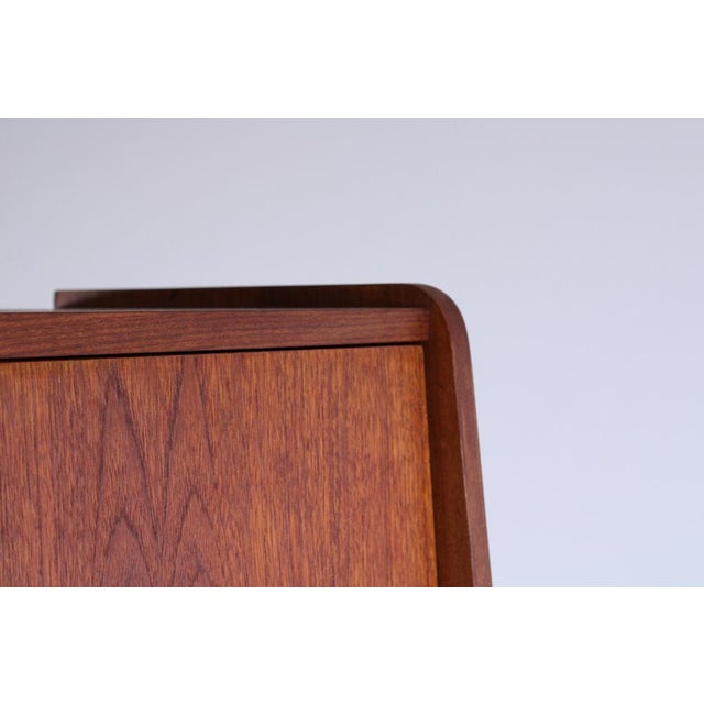 Small Danish Teak Writing Shelf Highboard from Fristho, 1950s For Sale - Image 9 of 18