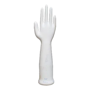 Vintage Glazed Porcelain Factory Rubber Glove Molds, C.1990