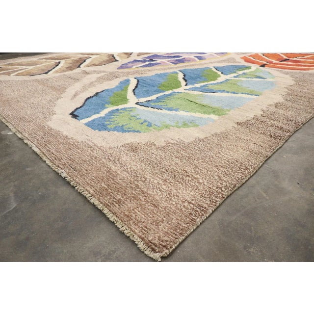 Swedish Inspired Moroccan Style Rug, 12'03 X 15'07 For Sale In Dallas - Image 6 of 9