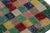 1960s 1960s Vintage Zeki Müren Art Deco Rug With Geometric Patterns For Sale - Image 5 of 7