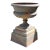 Oversized Antique Classical Cast Iron Garden Urn C1900 For Sale