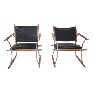 Vintage Cane Chairs by Jens Quistgaard, 2000s, Set of 2 For Sale