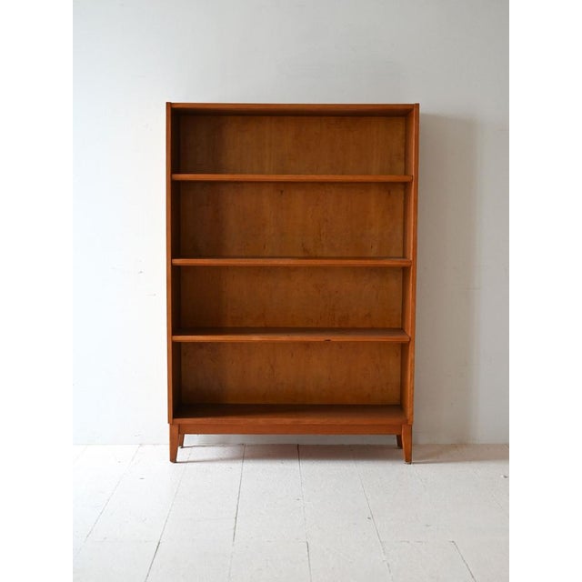 Vintage Scandinavian Oak Bookcase, 1950s For Sale - Image 6 of 6
