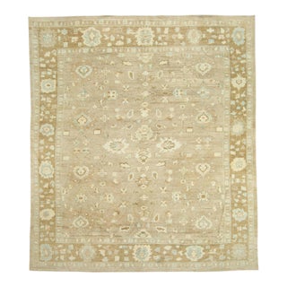 Turkish Oushak Rug 12'10" x 14'6" #18510 For Sale