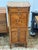 French Louis XVI Style Escritoire With Marquetry + Marble, 19th Century For Sale - Image 3 of 12