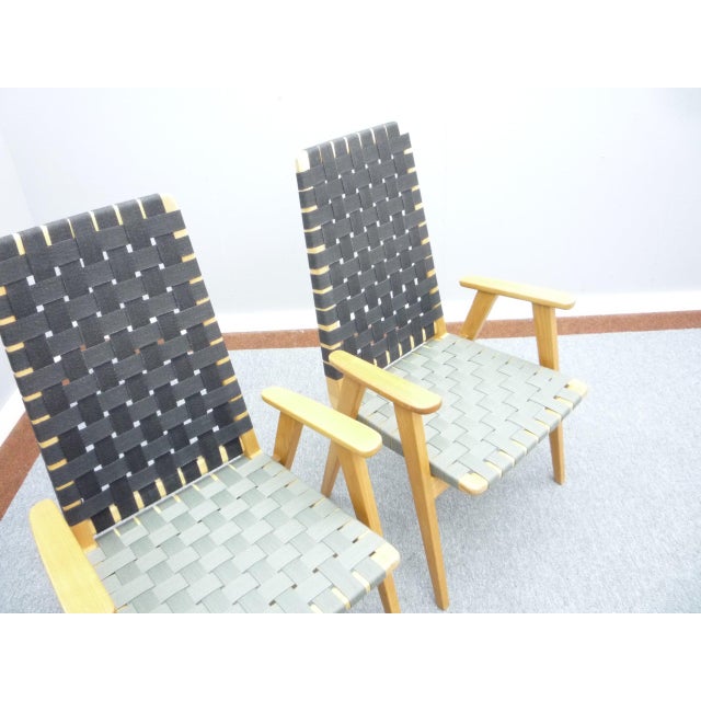 Set of Mid-Century Armchairs in the style of Jens Risom, 1950s For Sale - Image 6 of 15