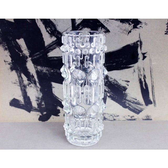 Vintage Vase by František Pečeny for Sklo Union, 1970s For Sale - Image 11 of 11