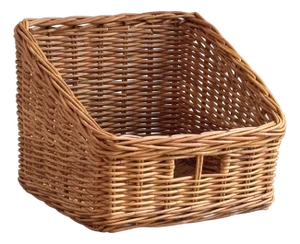 Vintage French-Style Tapered Storage Basket