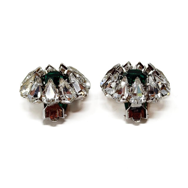1960s Vintage Flower Earrings from Christian Dior, 1963, Set of 2 For Sale - Image 5 of 12