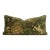 Marly and Mohair Forest Greens Lumbar Pillow For Sale
