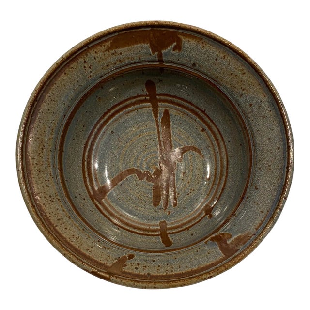 Tyrone Larson Glazed Pottery Bowl For Sale