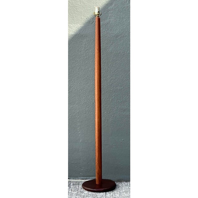 Vintage Danish Teak Floor Lamp For Sale - Image 10 of 12