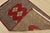 Bokhara Jaldar Rug 3′ X 4’11” Red Wool Tribal Hand-Knortted Oriental Carpet For Sale - Image 9 of 10