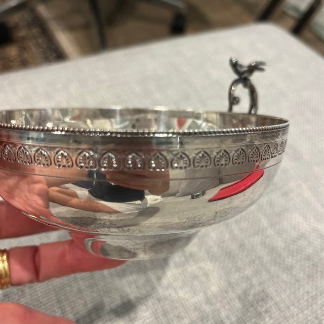 Ottoman Empire Style Sterling Silver Bowl For Sale - Image 4 of 6