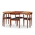 Hans Olsen for Frem Rojle Mid Century Expanding Teak Dining Table With 4 Nesting Chairs For Sale - Image 12 of 16