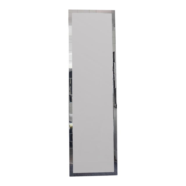 Paul Evans Cityscape Mirror in Chrome, Signed For Sale