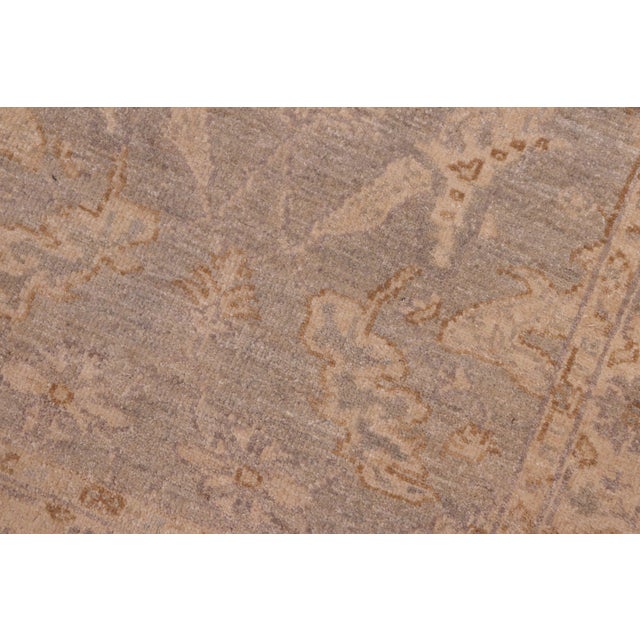 Textile Ziegler Grey/Beige Wool Runner Rug- 2'7'' X 9'4'' For Sale - Image 7 of 10