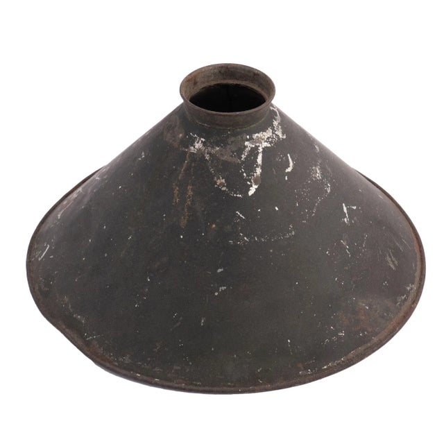 French Cast Brass Charles X Candlestick With Ejector and Tole Shade, 1820 For Sale - Image 12 of 13